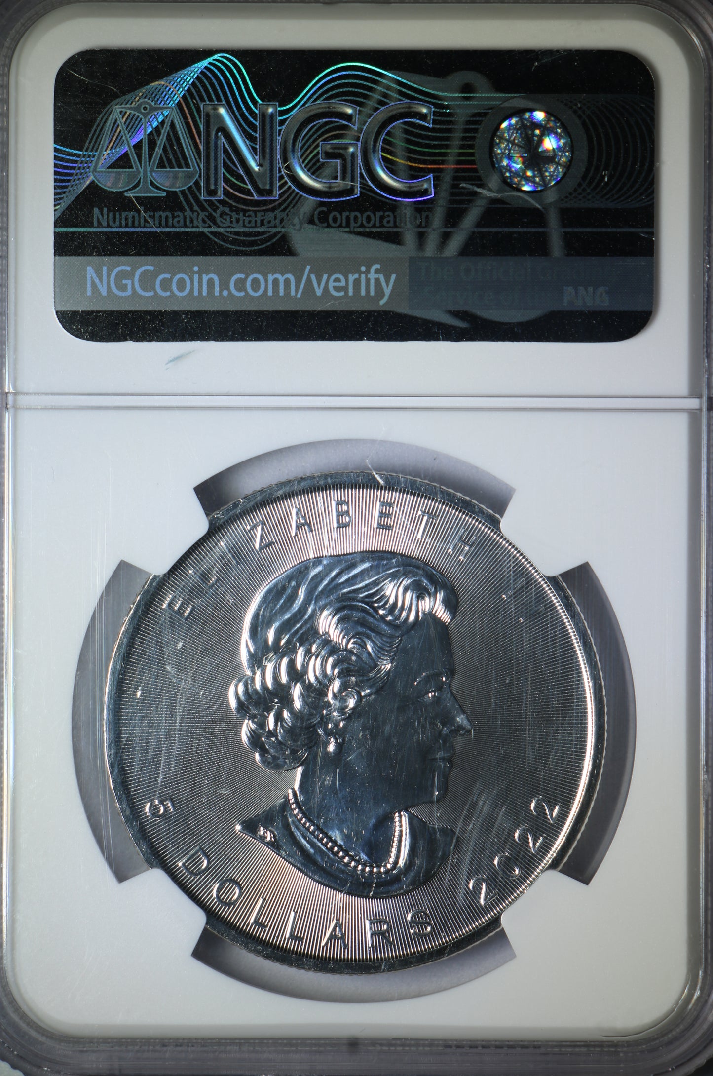 2022 MS70 NGC Canadian Silver Maple Leaf S$5 1oz .9999 Fine