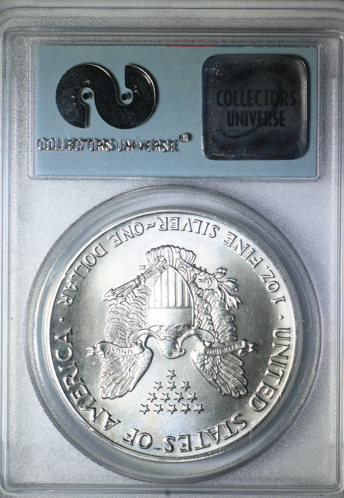 1989 Gem Uncirculated American Silver Eagle WTC Ground Zero Recovery 9-11-01
