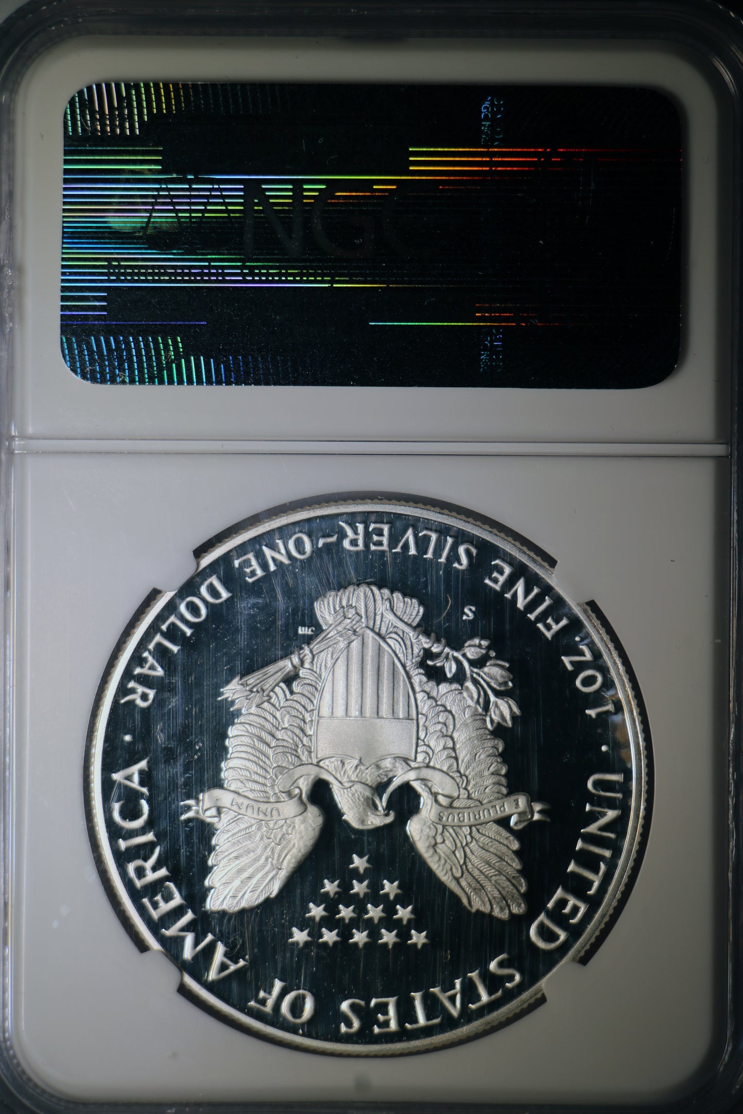 1989-S PF69 Ultra Cameo American Silver Eagle $1 NGC Golden Gate Label