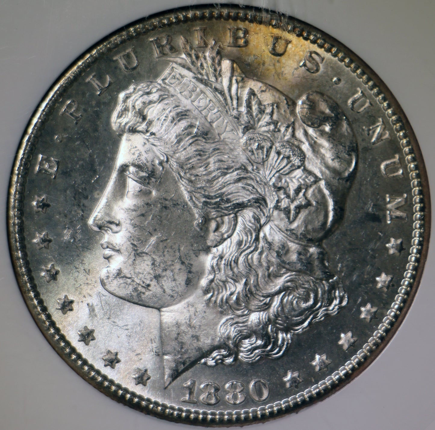 1880-S MS63 NGC Morgan Silver Dollar Classic Brown Label