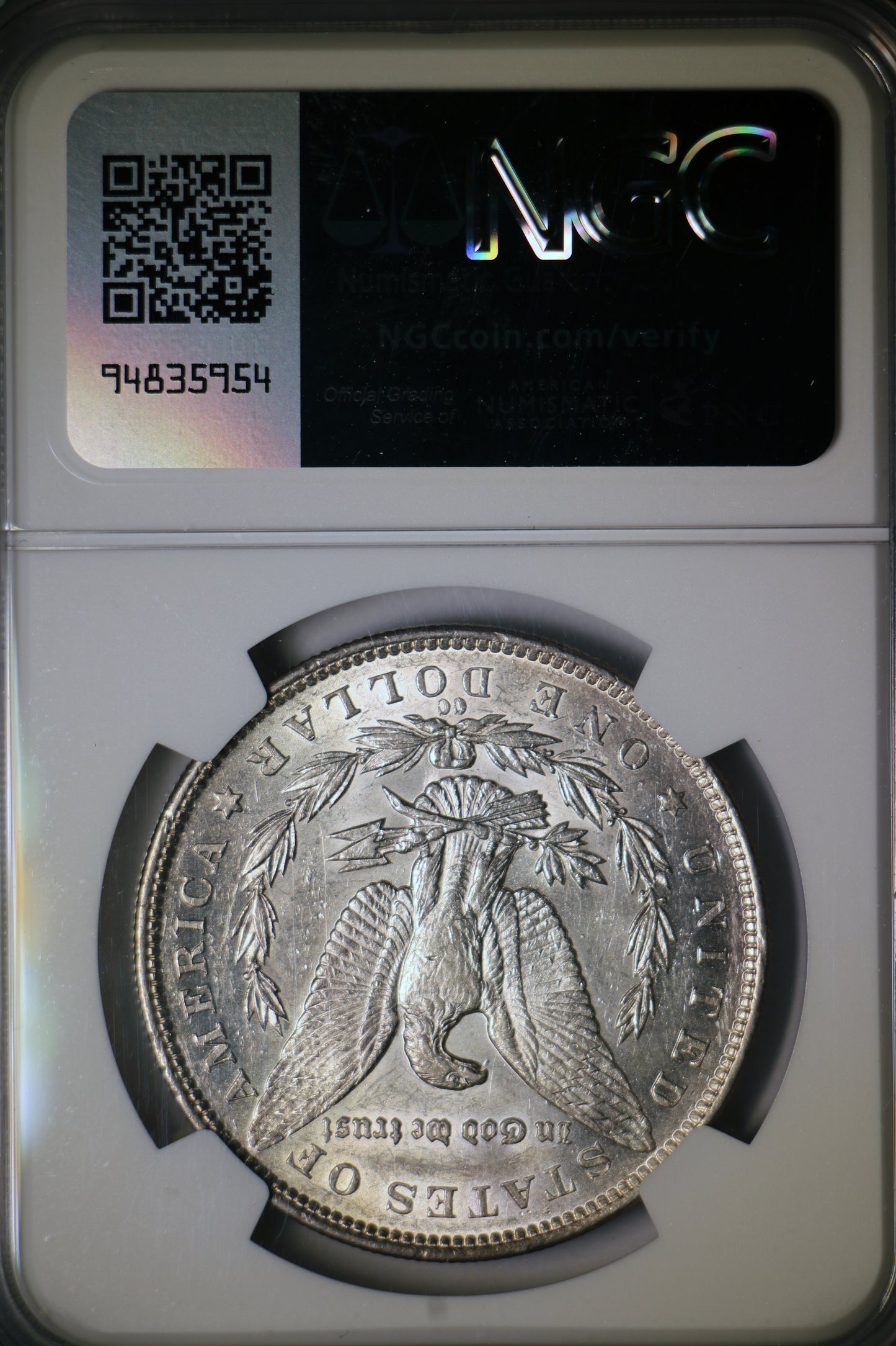 1891-CC NGC AU Details Cleaned Top 100 VAM-3 Spitting Eagle