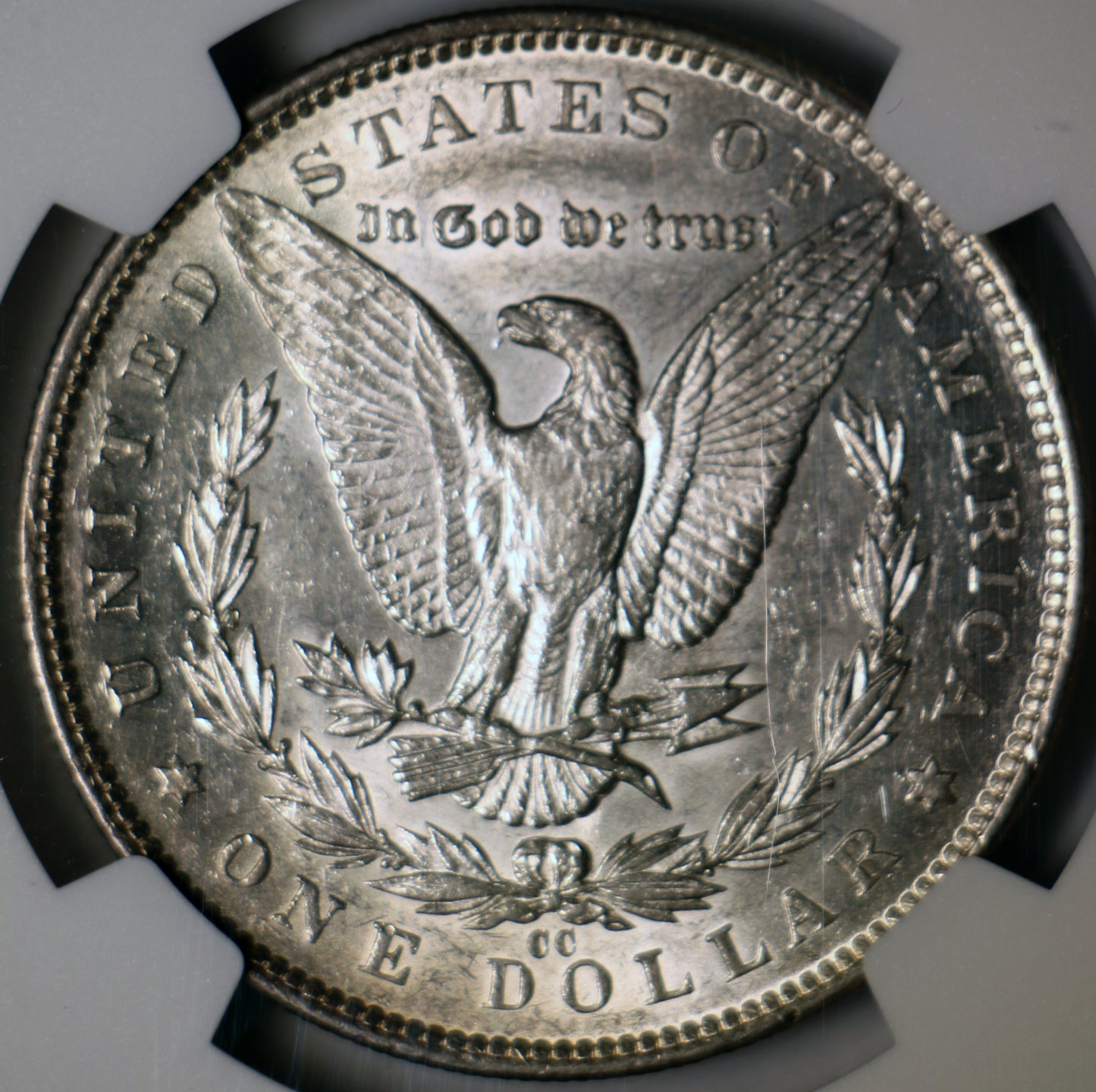 1891-CC NGC AU Details Cleaned Top 100 VAM-3 Spitting Eagle
