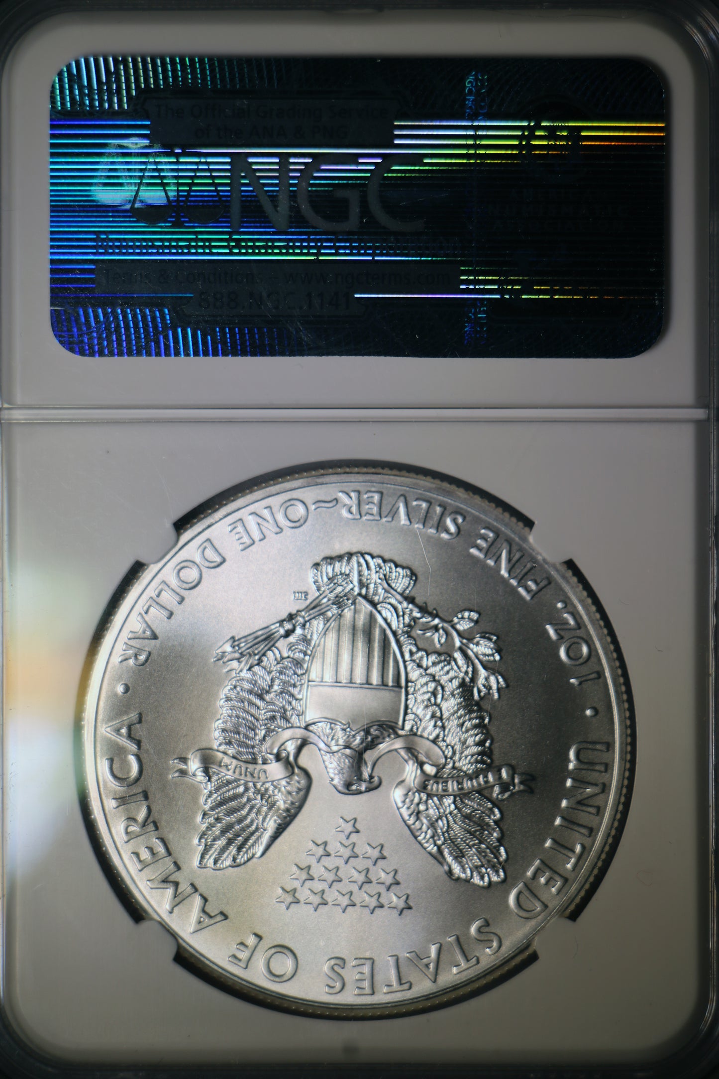 2012(W) NGC MS69 American Silver Eagle Early Releases Struck at West Point Mint