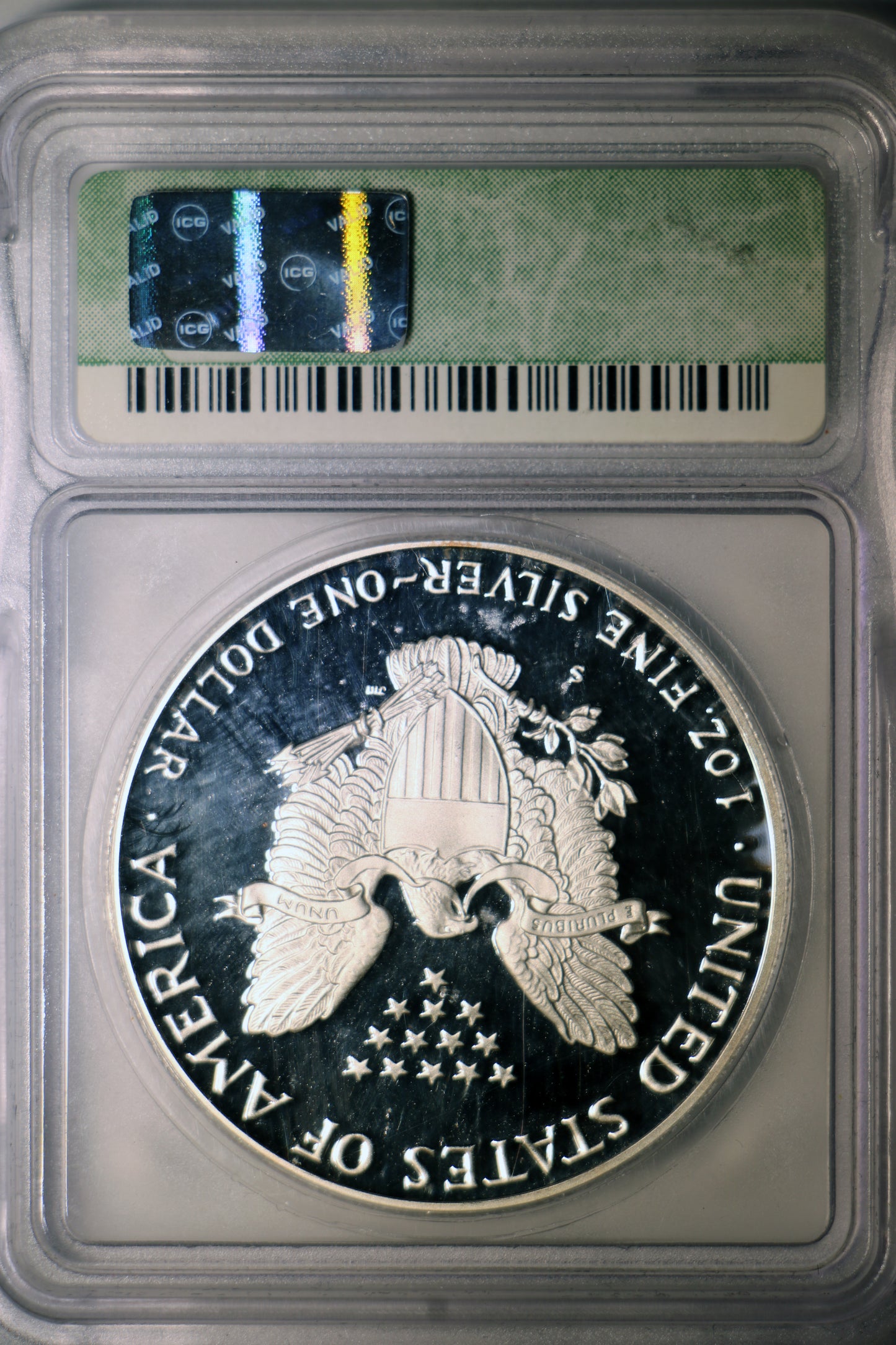 1986-S ICG PR70 DCAM American Silver Eagle Proof Deep Cameo