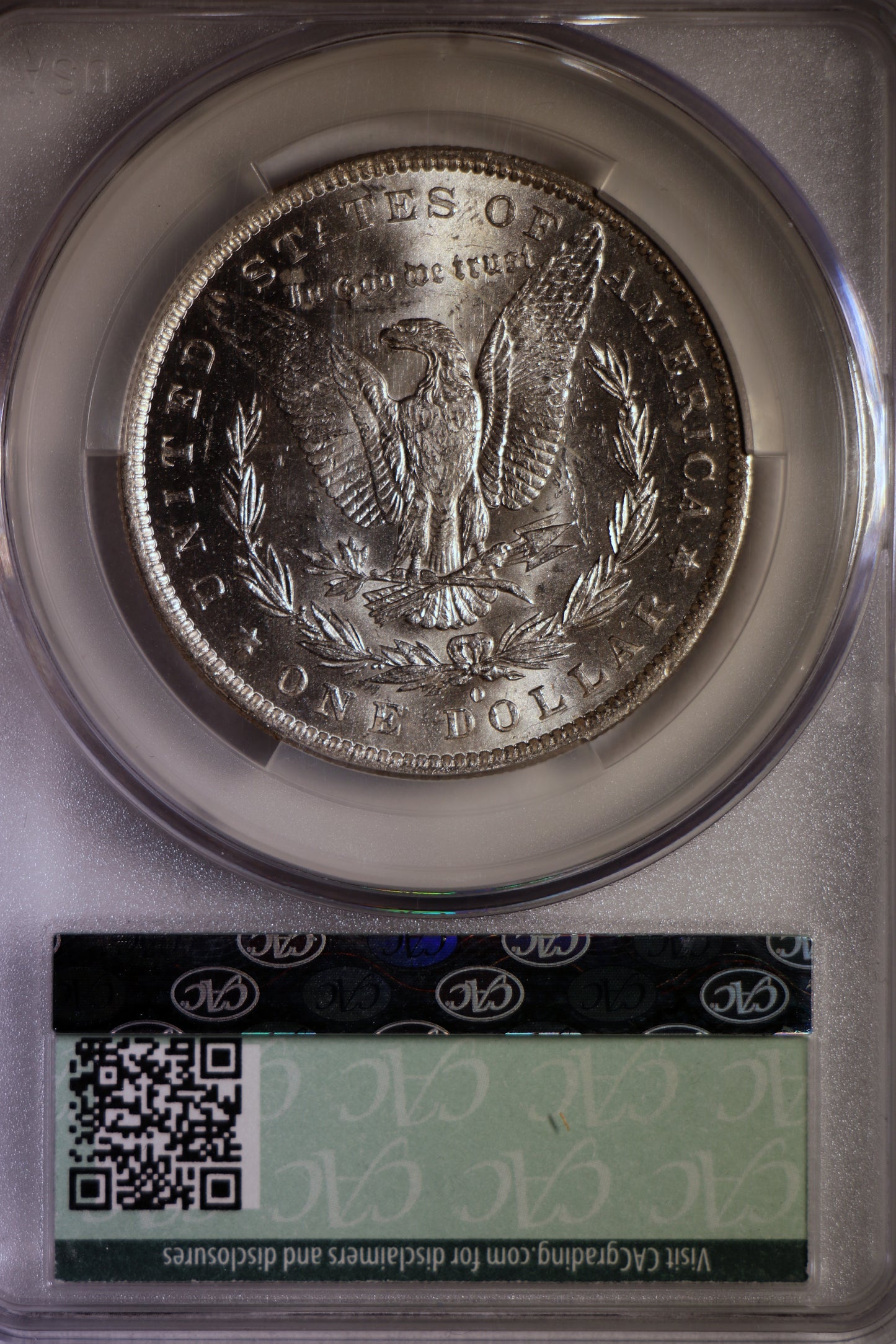 1883-O CAC MS63 Morgan Silver Dollar