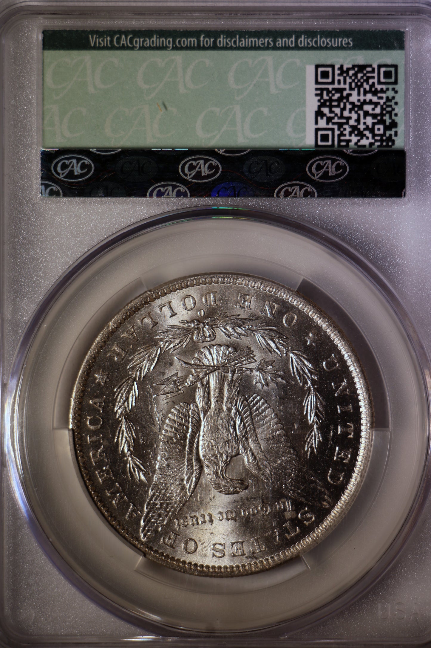 1883-O CAC MS63 Morgan Silver Dollar