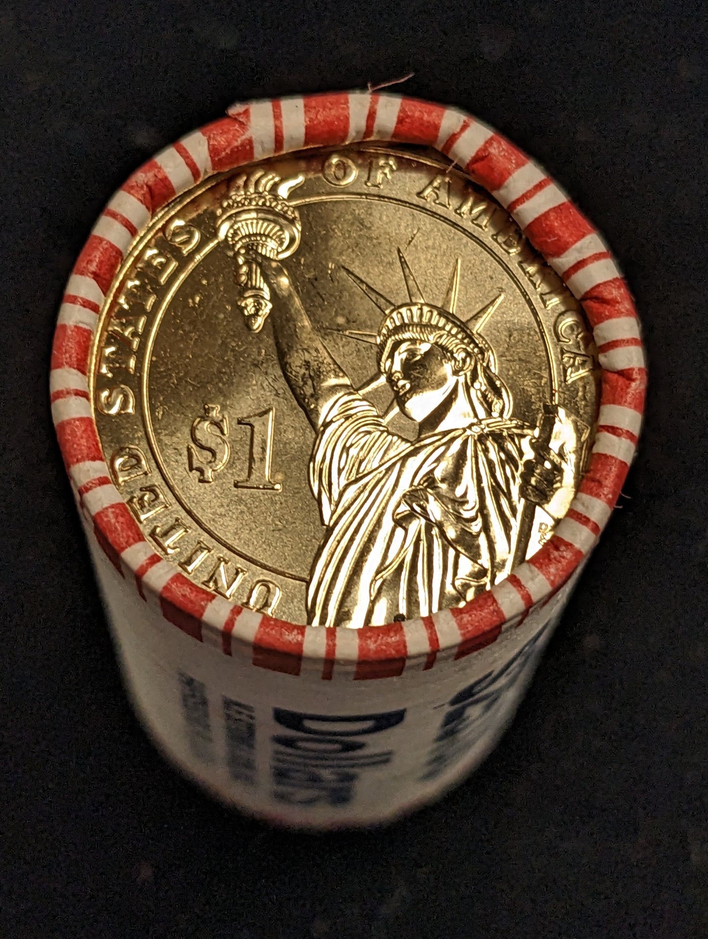 2007 George Washington Presidential $1 One Dollar Coin UNC Unopened Roll (25 coins)