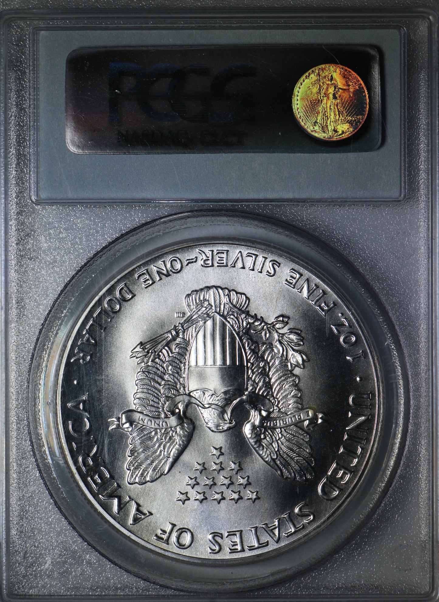 1987 MS69 PCGS American Silver Eagle