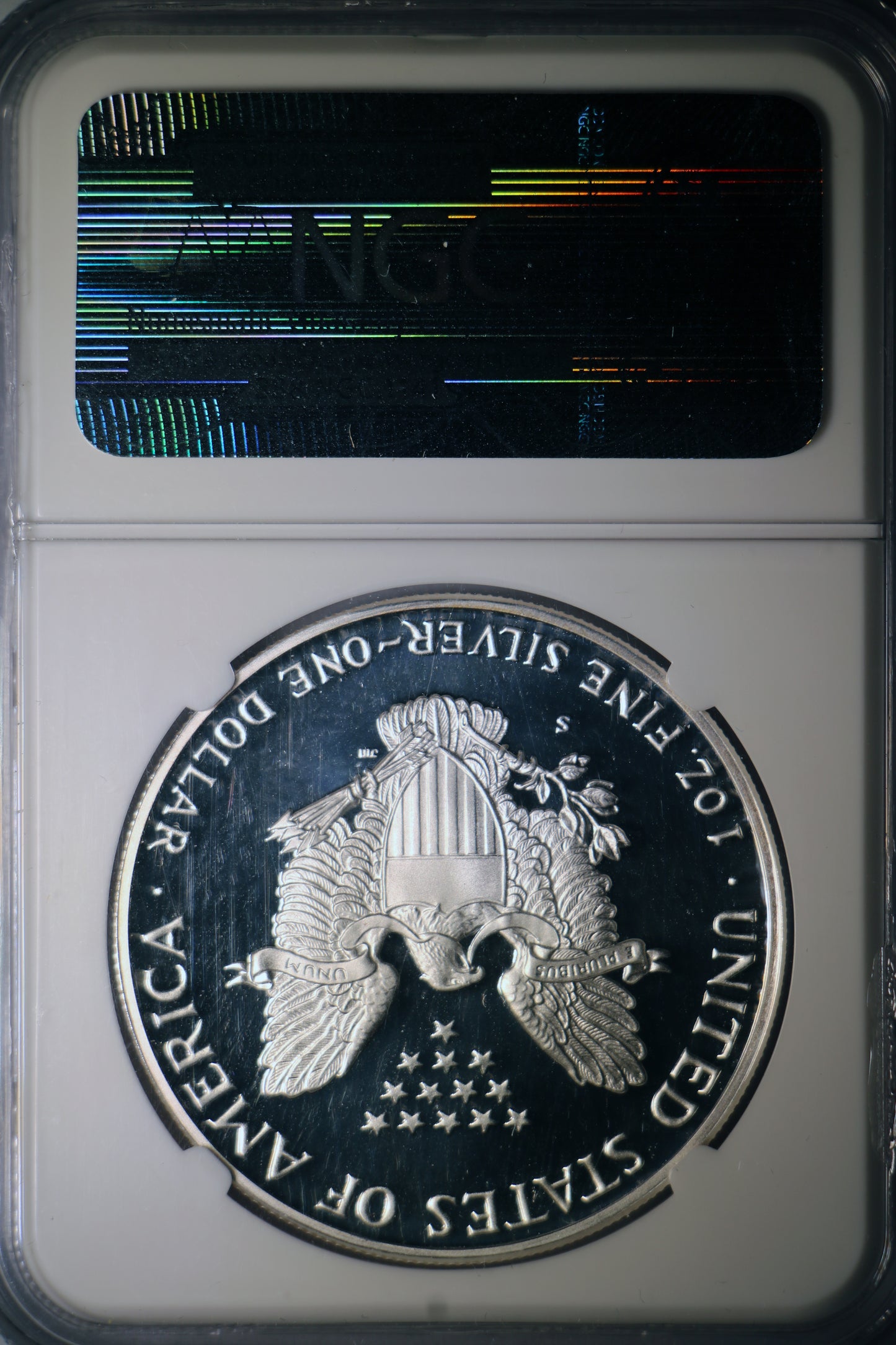1987-S PF69 Ultra Cameo American Silver Eagle $1 NGC Golden Gate Label
