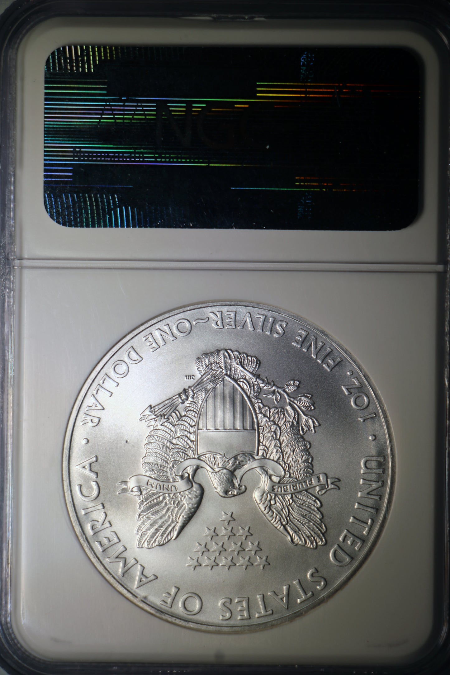 2009 NGC MS69 American Silver Eagle Early Releases Blue Label